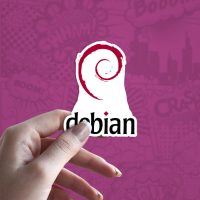 Debian stiker za laptop