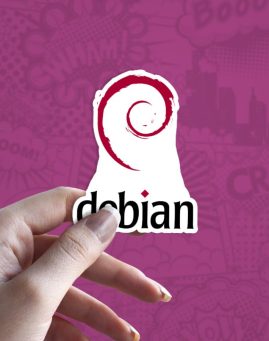 Debian stiker za laptop