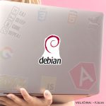 Debian stiker za laptop