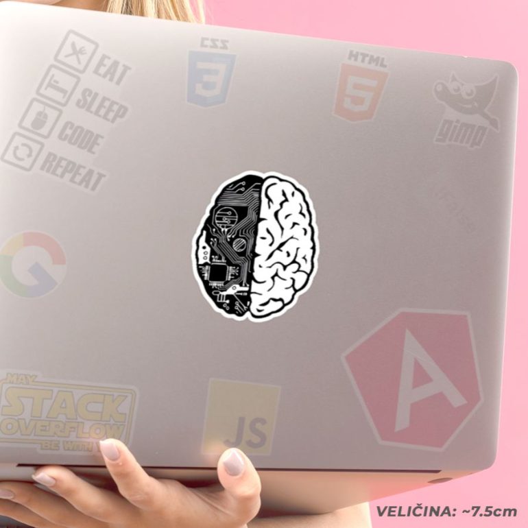 Digital Brain stiker za laptop