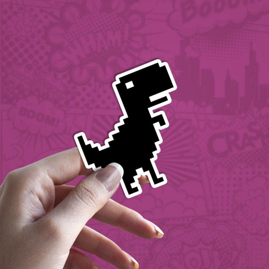 Dino offline stiker za laptop Dino offline stiker za laptop