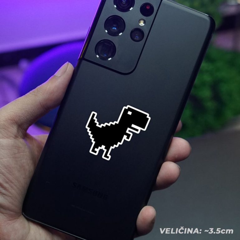 Dino offline stiker za laptop