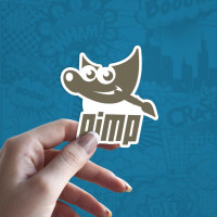 Gimp stiker za laptop