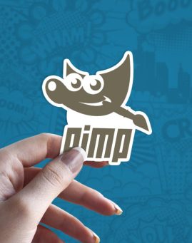Gimp stiker za laptop