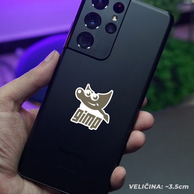 Gimp stiker za laptop