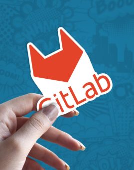 Gitlab v stiker za laptop