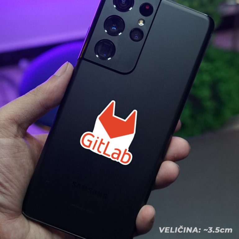 Gitlab v stiker za laptop