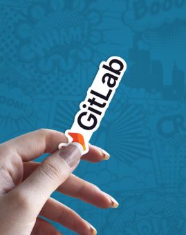 Gitlab v stiker za laptop