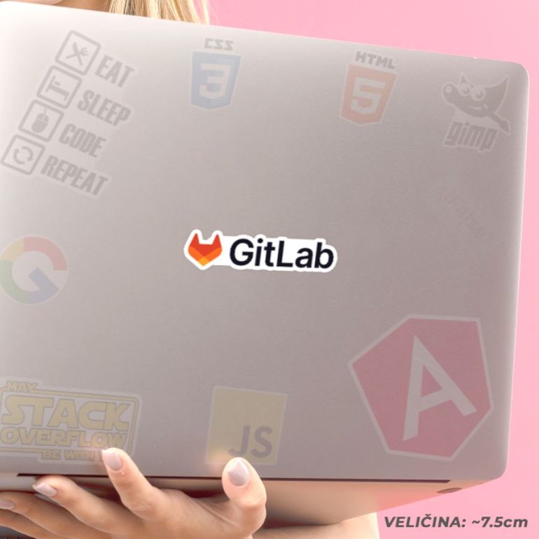 Gitlab v stiker za laptop