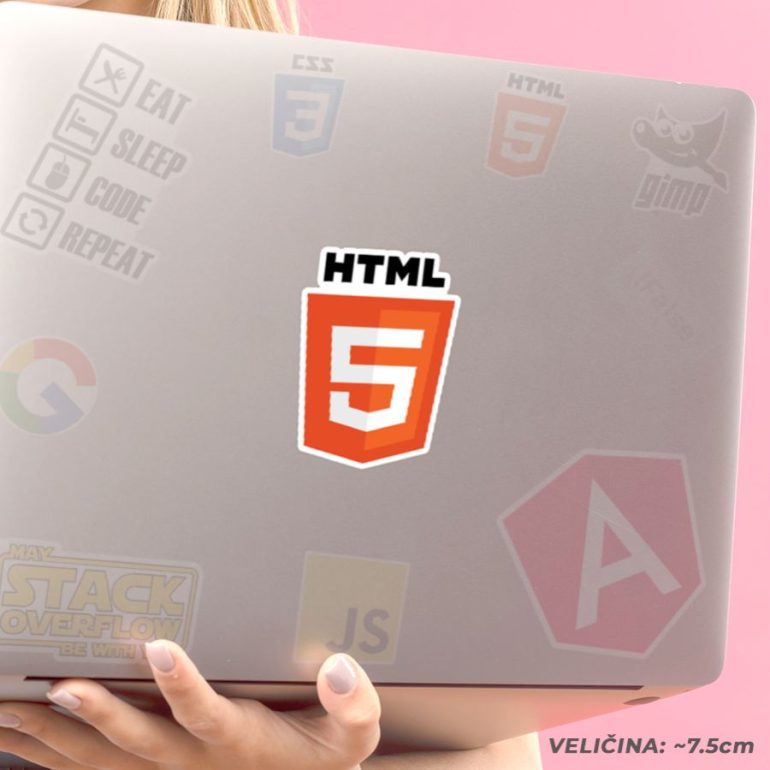 HTML stiker za laptop