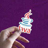 Java stiker za laptop