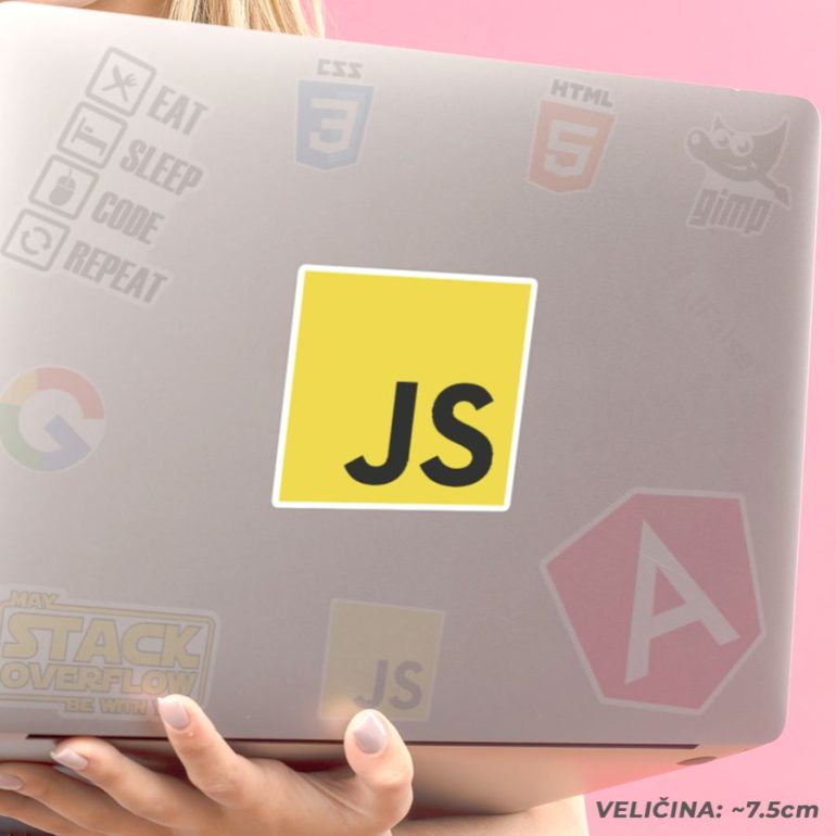 Javascript stiker za laptop