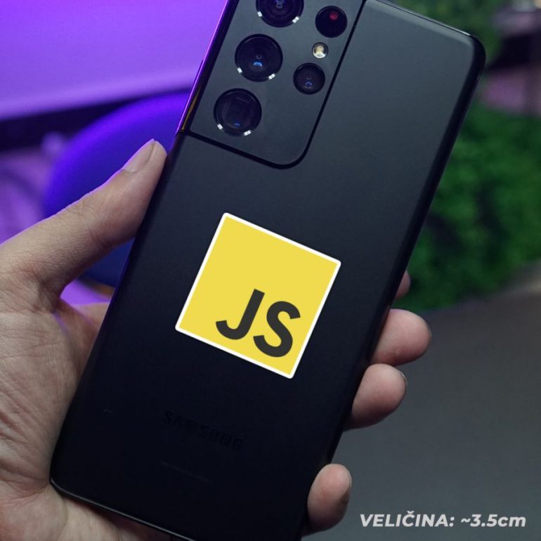 Javascript stiker za laptop