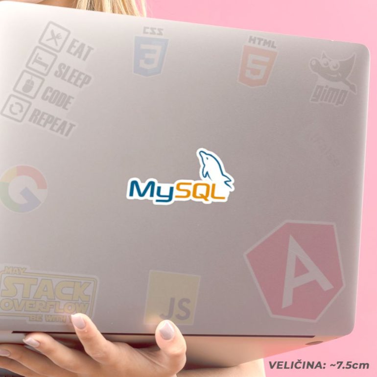 MySql stiker za laptop