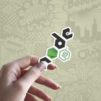 NodeJS stiker za laptop