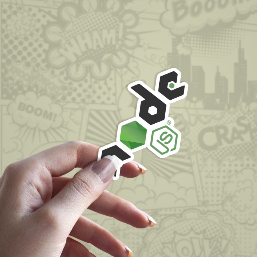 NodeJS stiker za laptop NodeJS stiker za laptop