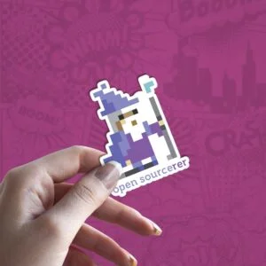 Open Sourcerer stiker za laptop