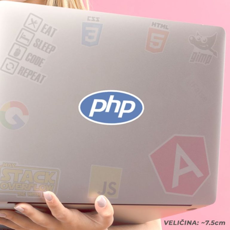 PHP stiker za laptop