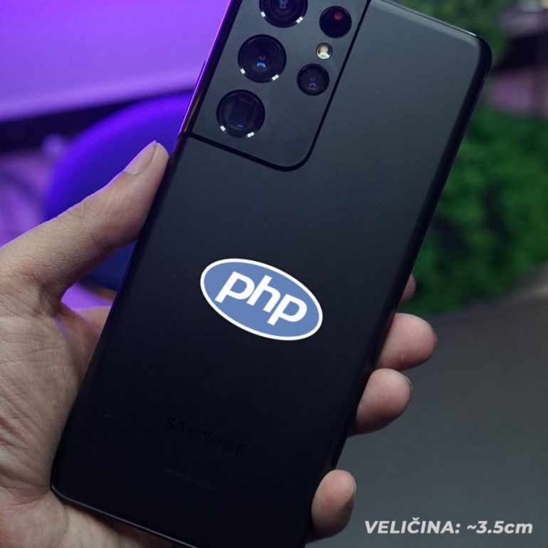 PHP stiker za laptop