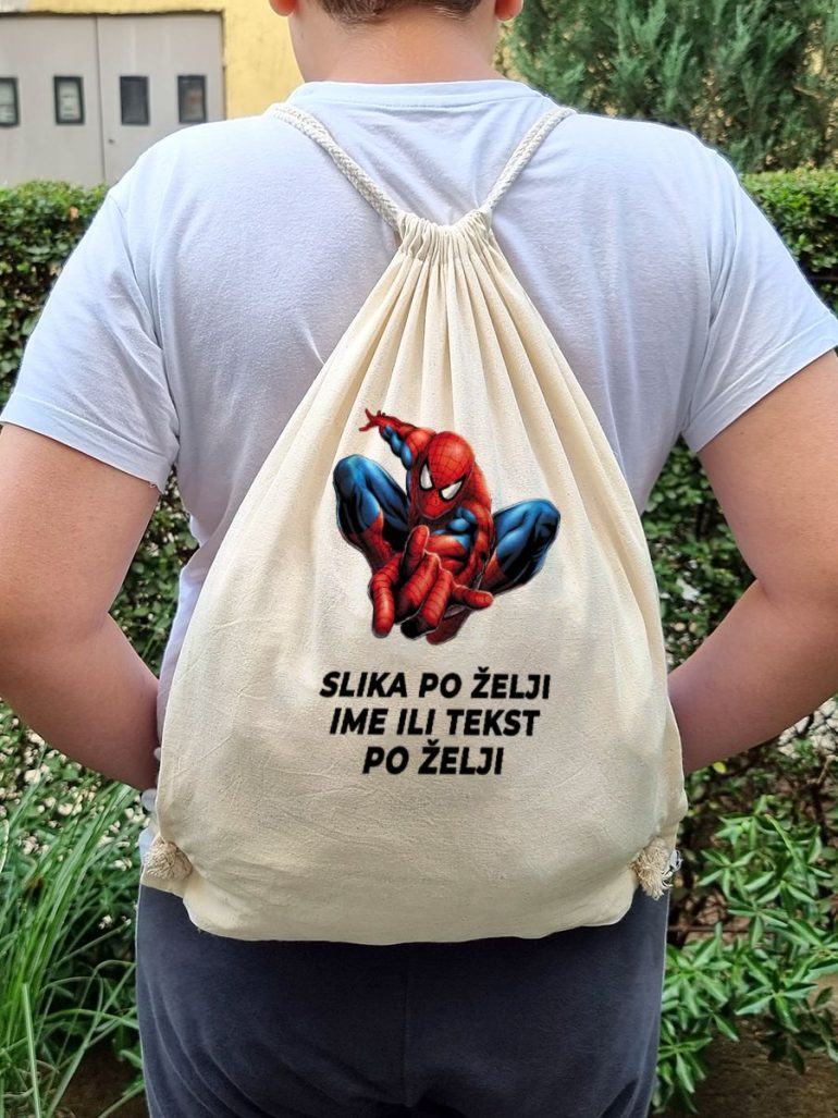 Personalizovani Spider Man Ranac za trening fizicko compressed