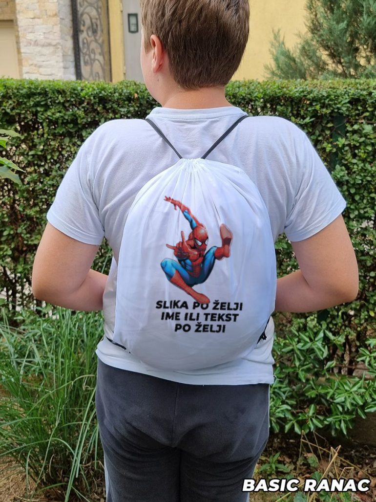 Personalizovani Spider Man Ranac za trening fizicko compressed