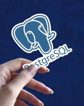 PostgreSQL stiker za laptop