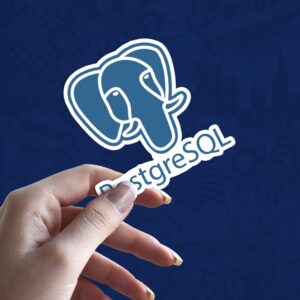PostgreSQL stiker za laptop