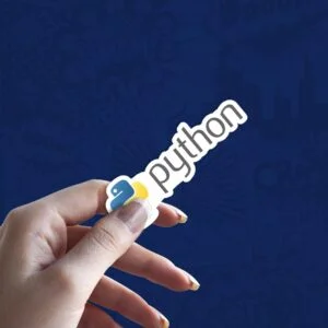 Python v stiker za laptop