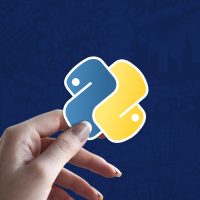 Python v stiker za laptop