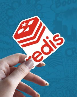 Redis stiker za laptop