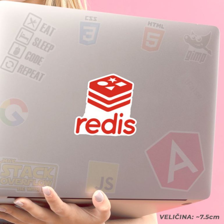 Redis stiker za laptop
