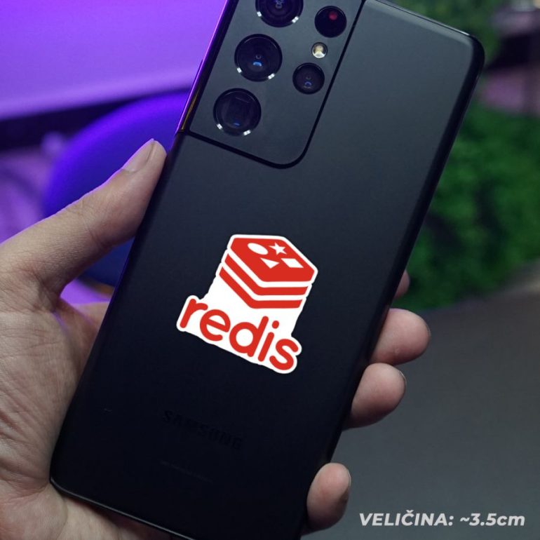 Redis stiker za laptop
