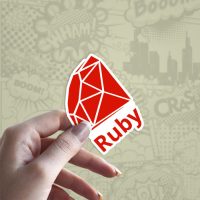 Ruby stiker za laptop