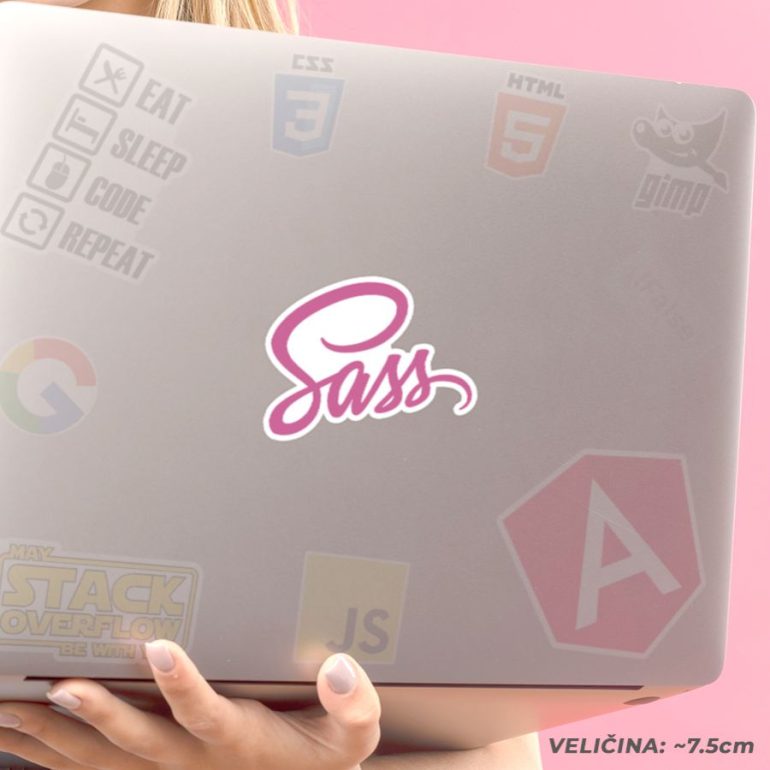 Sass stiker za laptop
