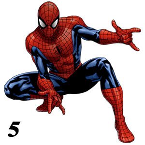 Spider man slicica za ranac