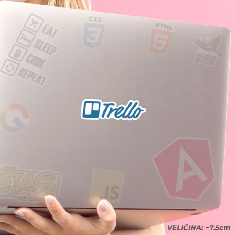 Trello stiker za laptop