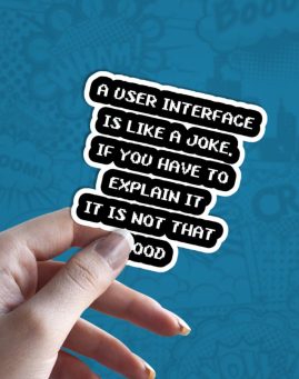 UI Explain stiker za laptop