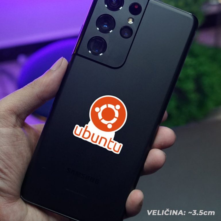 Ubuntu stiker za laptop