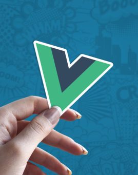 VueJS stiker za laptop