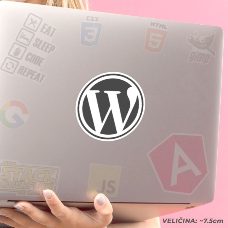 Wordpress stiker za laptop