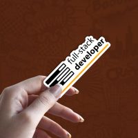 full stack developer stiker za laptop
