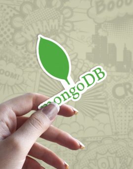 mongoDB stiker za laptop