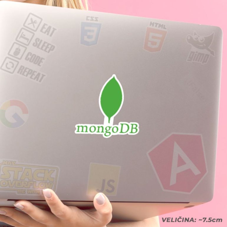 mongoDB stiker za laptop