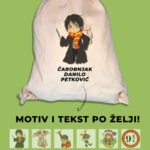 Harry potter ranac sa motivom po zelji