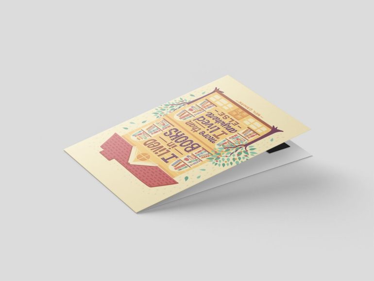 I live in books bookmarker obelezivac za knjige