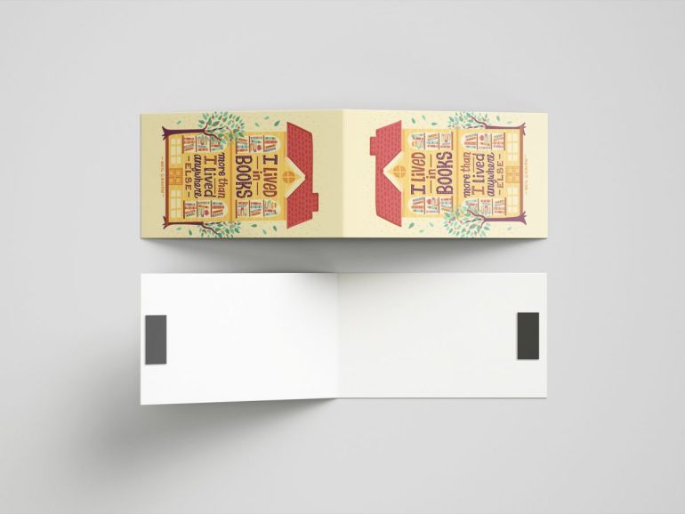 I live in books bookmarker obelezivac za knjige