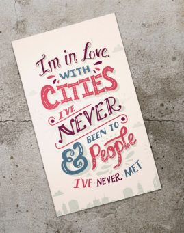 Live in cities bookmarker obelezivac za knjige
