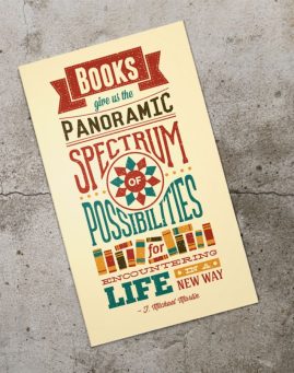 Panoramic spectrum bookmarker obelezivac za knjige