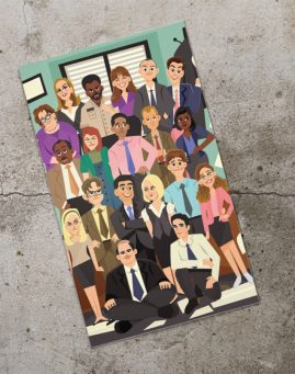 The Office bookmarker obelezivac za knjige