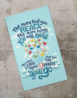 the more you read bookmarker obelezivac za knjige